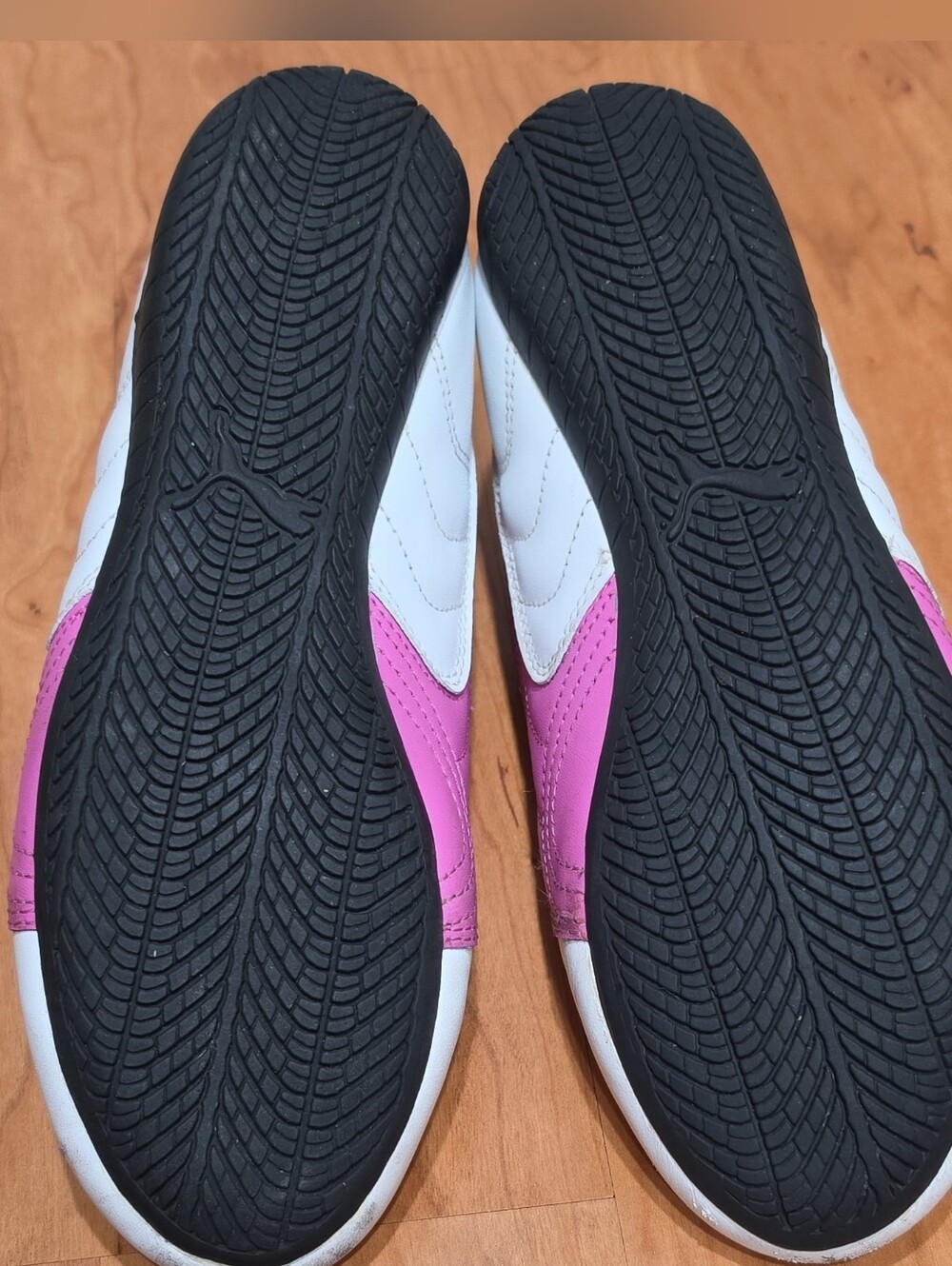 PUMA Speed Cat ST Low Top Lace-Up Athletic Sneakers White/ Pink Black 300535-07 - Picture 8 of 16
